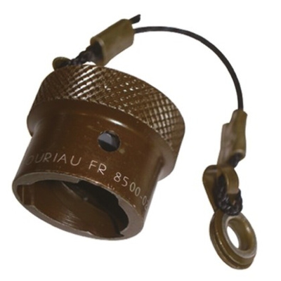 Souriau 851 MIL-C-26482 G Series 1 Male Dust Cap, Shell Size 8, Metal