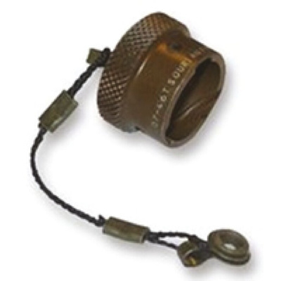 Souriau 851 MIL-C-26482 G Series 1 Male Dust Cap, Shell Size 12, Metal