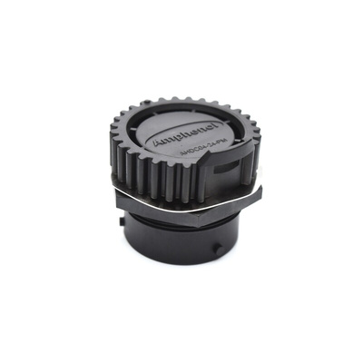 Amphenol Industrial ISOBUS Plug Dust Cap, Shell Size 24 IP67 Rated, with Black Finish
