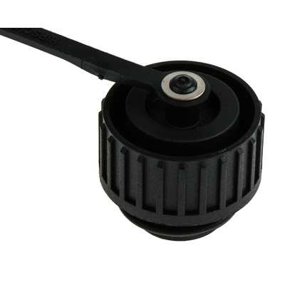 Hirschmann CA Male Circular Connector Dust Cap IP67 Rated, Polyamide