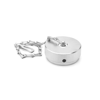 Amphenol Industrial Duramate AHDM Circular Connector Dust Cap, Shell Size 18 IP67 Rated, with Nickel Finish, Aluminium