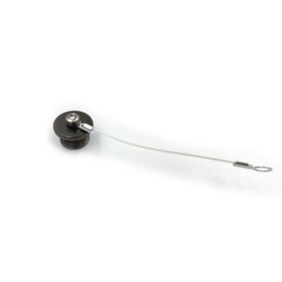 RS PRO Male Circular Connector Dust Cap IP67 Rated, with Nickel Finish, Zinc Alloy