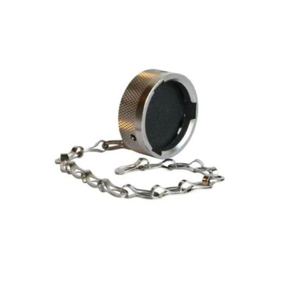 Souriau UTO Female Dust Cap, Shell Size 14 IP69K Rated, with Nickel Finish