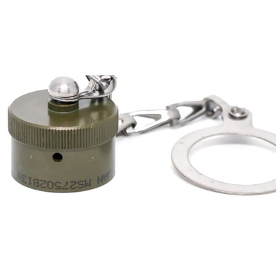 Amphenol India Sr I MIL-DTL-38999 Series I Female Circular Connector Dust Cap, Shell Size 17
