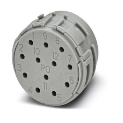Male Connector Insert 12 Way for use with RC Connector