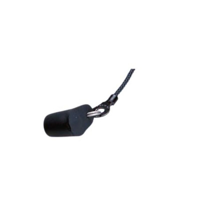 Amphenol Limited 390 Receptacle Dust Cap, Shell Size 10mm IP68 Rated, with Black Zinc Nickle Finish, Silicone Rubber