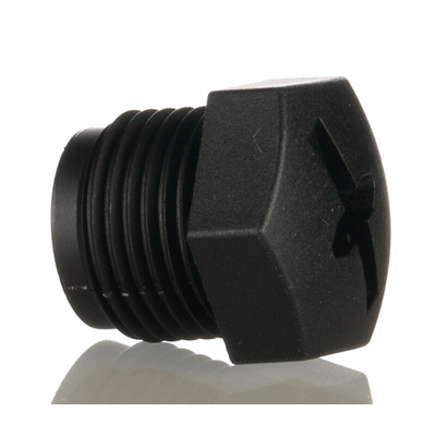 Hirschmann Male Dust Cap IP67 Rated, Nylon