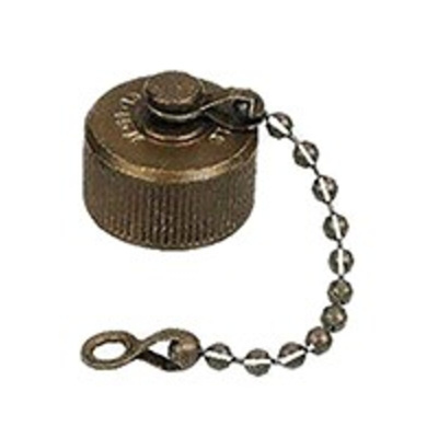 Amphenol Industrial 97 MIL-DTL-5015 Plug Dust Cap, Shell Size 16 IP66 Rated, with Olive Drab Cadmium Finish, Aluminium