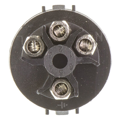Male Connector Insert 4 Way for use with Mini Buccaneer Connector