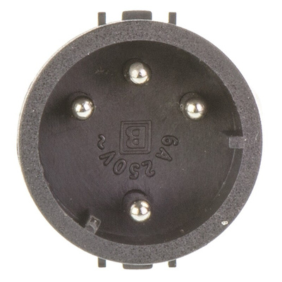 Male Connector Insert 4 Way for use with Mini Buccaneer Connector