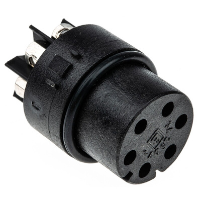 Female Connector Insert 6 Way for use with Mini Buccaneer Connector