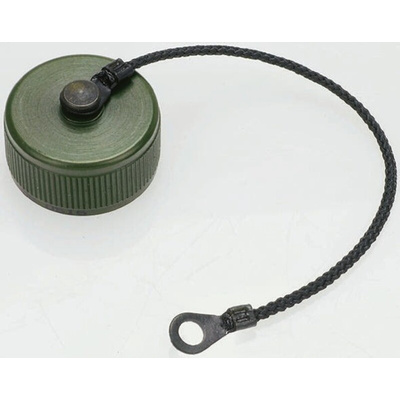 Amphenol TV MIL-DTL-38999 Socket Dust Cap, Shell Size 13, with Zinc Cobalt over Nickel Finish