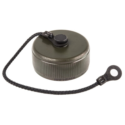 Amphenol TV MIL-DTL-38999 Socket Dust Cap, Shell Size 15, with Zinc Cobalt over Nickel Finish