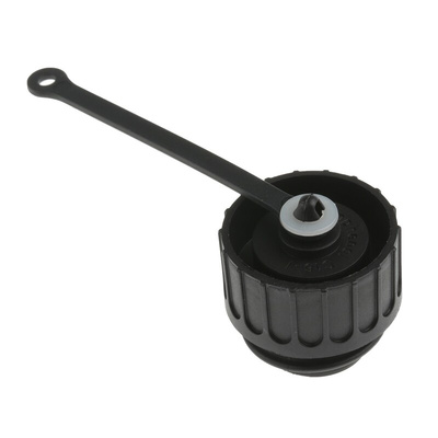 Amphenol Eco-Mate Plug Dust Cap, Shell Size 2 IP65 Rated, Nylon