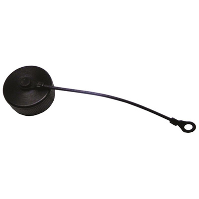 Amphenol 3 TV MIL-DTL-38999 Female Dust Cap, Shell Size 13, with Black Zinc Nickle Finish