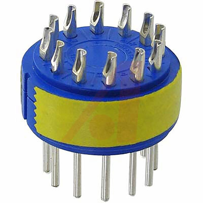 Male Connector Insert size 24 12 Way for use with 97 Series Standard Cylindrical Connectors