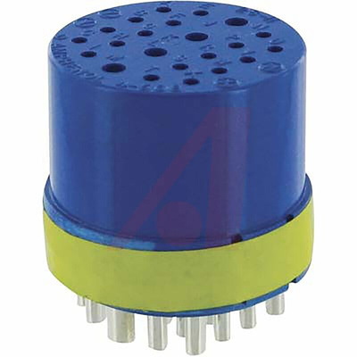 Female Connector Insert size 28 22 Way for use with 97 Series Standard Cylindrical Connectors