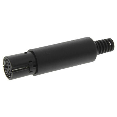 RS PRO 6 Pole Miniature Din Socket, 1A, 50 V ac/dc, Female, Cable Mount