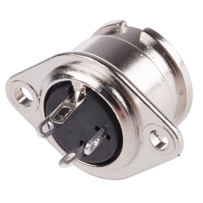 RS PRO 3 Pole Din Socket, 1A, 100 V ac, Bayonet, Female, Chassis Mount