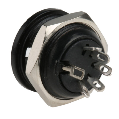 RS PRO 5 Pole Din Socket, 4A, 100 V ac, Female, Panel Mount