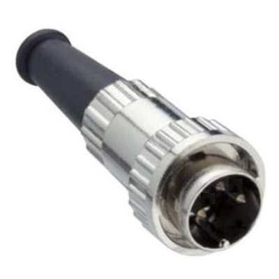 RS PRO 3 Pole Din Plug, 1A, 100 V ac, Bayonet, Male, Cable Mount