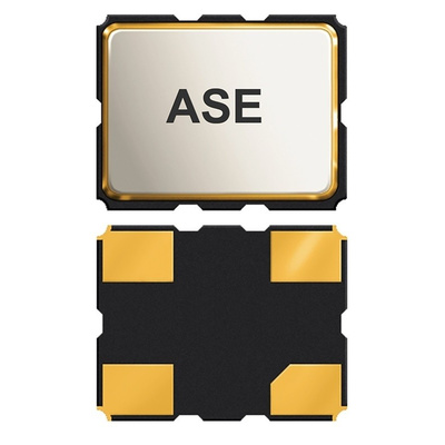 Abracon, 24.576MHz XO Oscillator, ±50ppm CMOS, 4-Pin SMD ASE-24.576MHZ-LC-T