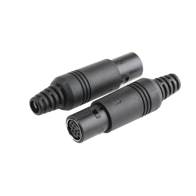 RS PRO 9 Pole Miniature Din Socket, 1A, 50 V ac/dc, Female, Cable Mount