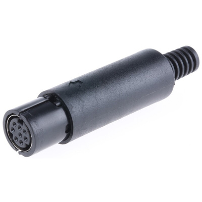 RS PRO 8 Pole Miniature Din Socket, 1A, 50 V ac/dc, Female, Cable Mount