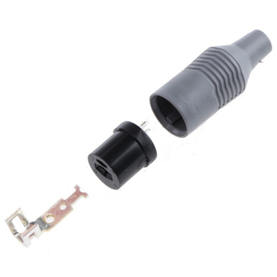 RS PRO 2 Pole Din Socket, Female, Cable Mount