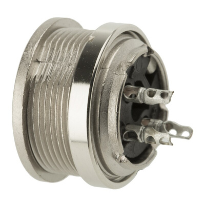 Amphenol Industrial, C 091 A 3 Pole M16 Din Socket, DIN 41524, 4A, 300 V IP40, Screw Lock, Female, Panel Mount