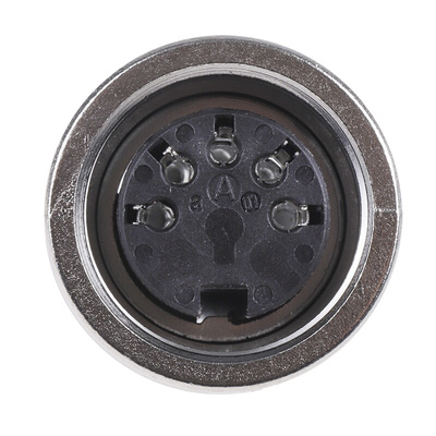 Amphenol Industrial, C 091 A 5 Pole M16 Din Socket, DIN 41524, 4A, 100 V IP40, Screw Lock, Female, Panel Mount