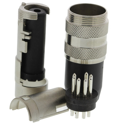 Amphenol Industrial, C 091 A 7 Pole M16 Din Plug, DIN 45329, 4A, 100 V IP40, Screw Lock, Male, Cable Mount