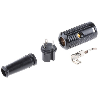 RS PRO 3 Pole Din Socket, 1A, 100 V ac, Push Lock, Female, Cable Mount