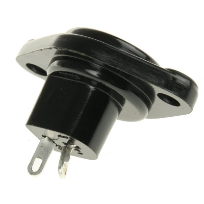 RS PRO 2 Pole Din Socket, 1A, 100 V ac, Non-Latching, Female, Chassis Mount