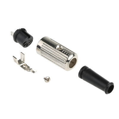RS PRO 5 Pole Din Socket, 1A, 100 V ac, Push Lock, Female, Cable Mount