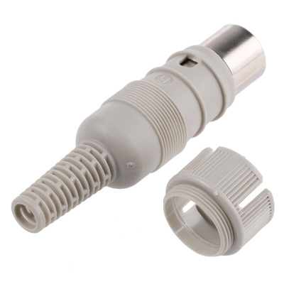 Hirschmann, MAS 5 Pole M16 Din Plug, 4A, 34 V ac/dc IP30, Screw Lock, Male, Cable Mount