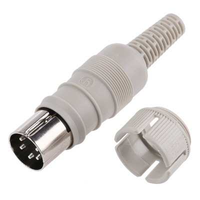 Hirschmann, MAS 5 Pole M16 Din Plug, 4A, 34 V ac/dc IP30, Screw Lock, Male, Cable Mount