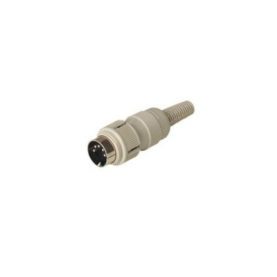 Hirschmann, MAS 5 Pole Din Plug, DIN 41524, 4A, 34 V ac/dc IP30, Screw Lock, Male, Cable Mount