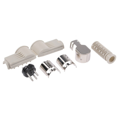 Hirschmann, MAWI 4 Pole Right Angle Din Plug, 4A, 34 V ac/dc IP30, Male, Cable Mount