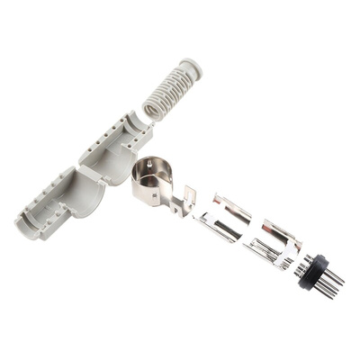 Hirschmann, MAWI 6 Pole Right Angle Din Plug, DIN 45322, 4A, 34 V ac/dc IP30, Male, Cable Mount