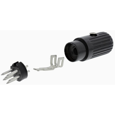RS PRO 6 Pole Din Plug, DIN 41524, DIN 45322, DIN 45326, DIN 45327, DIN 45329, 2A, 34 V ac/dc, Male, Cable Mount