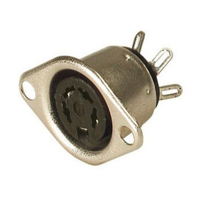 Hirschmann, MAB 4 Pole Din Socket, 4A, 34 V ac/dc IP30, Female, Panel Mount