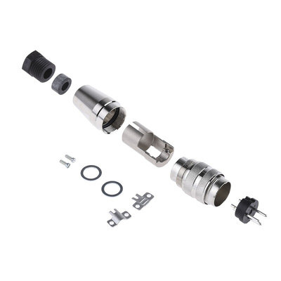 Amphenol Industrial, C 091 D 3 Pole M16 Din Plug, 5A, 300 V ac/dc IP67, Screw On, Male, Cable Mount