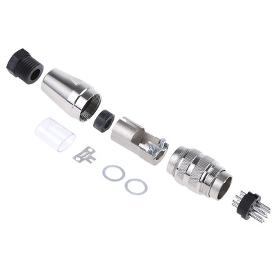 Amphenol Industrial, C 091 D 8 Pole M16 Din Plug, 5A, 100 V ac/dc IP67, Screw On, Male, Cable Mount