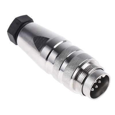 Amphenol Industrial, C 091 D 8 Pole M16 Din Plug, 5A, 100 V ac/dc IP67, Screw On, Male, Cable Mount