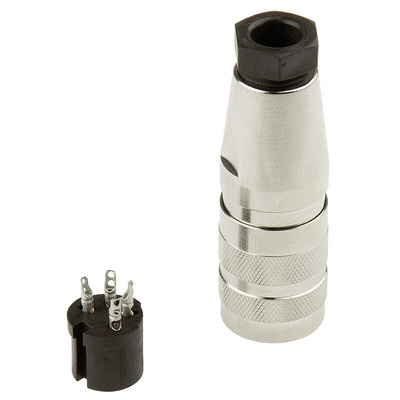 Amphenol Industrial, C 091 D 4 Pole M16 Din Socket, 5A, 300 V ac/dc IP67, Screw On, Female, Cable Mount