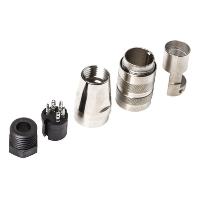 Amphenol Industrial, C 091 D 5 Pole M16 Din Socket, 5A, 300 V ac/dc IP67, Screw On, Female, Cable Mount
