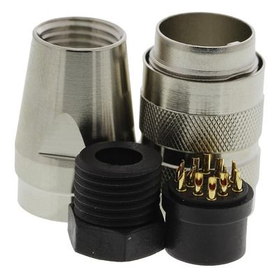 Amphenol Industrial, C 091 D 12 Pole M16 Din Socket, 3A, 150 V ac/dc IP67, Screw On, Female, Cable Mount
