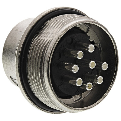 Amphenol C 091 D Series, 8 Pole Din Plug Plug, 5A, 100 V ac/dc IP67