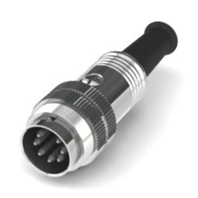 RS PRO 7 Pole M16 Din, 4A, 100 V IP40, Screw Lock, Male, Cable Mount
